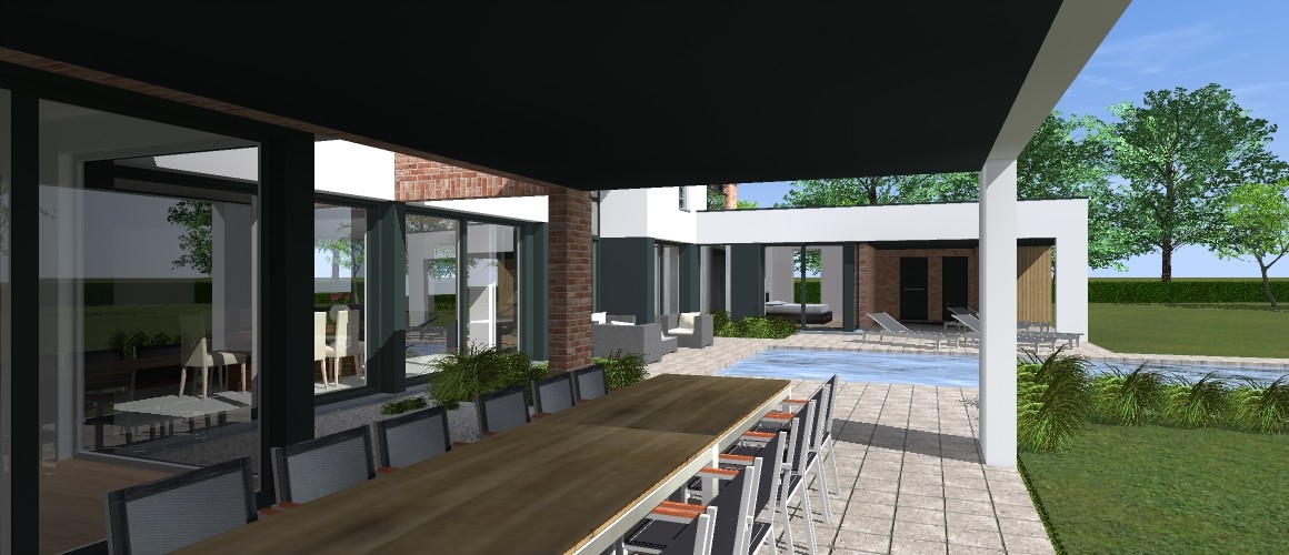Maisons Delplanque-21013-contemporaine-patio-terrasse couverte-pool house-piscine